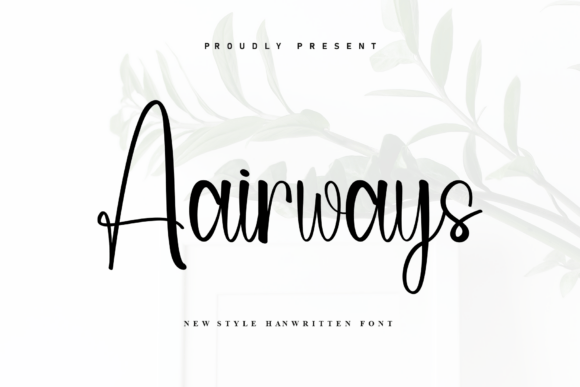 Aairways Font: The Perfect Handwritten Typeface for Web Design