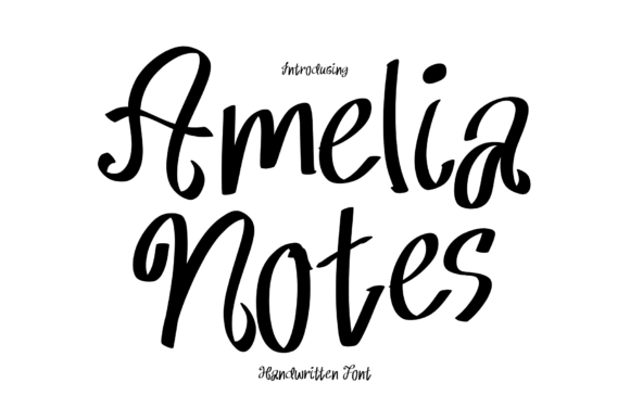 Amelia Notes: The Playful Handwritten Font for Makers