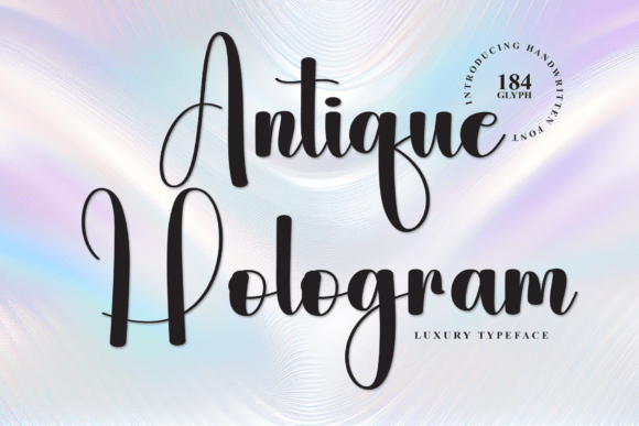 Antique Hologram Font