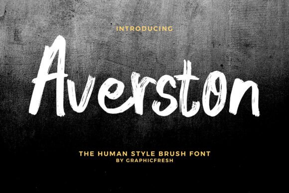 Averstone: The Human-Style Script Font for Web Design