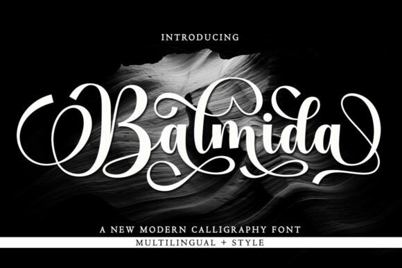 Balmida Font: Modern Calligraphy for Editorial Design