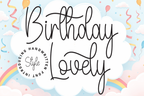Birthday Lovely Font