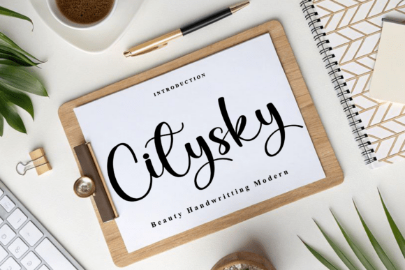 Citysky Font for Creative Branding