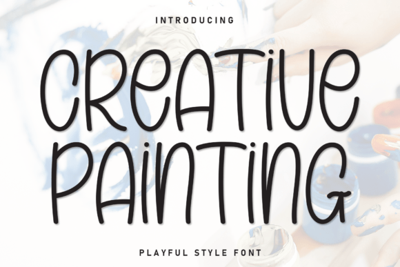 Creative Painting Font
