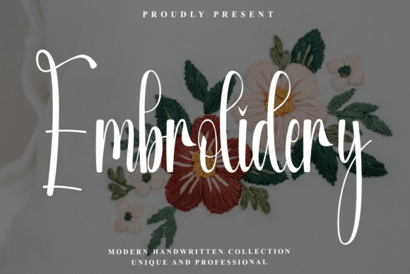 Embrolidery: The Perfect Script Font for Handmade Brands