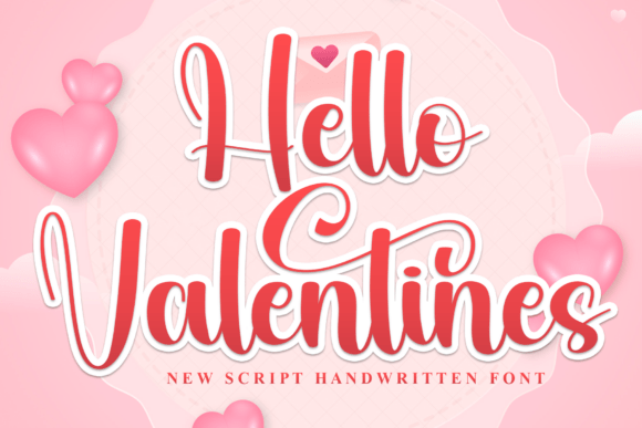 Hello Valentines Font