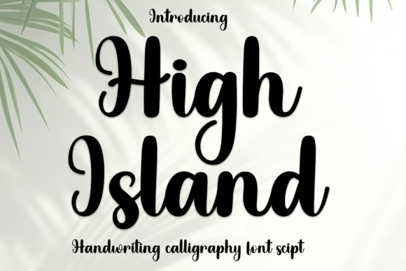 High Island Font for Business Branding