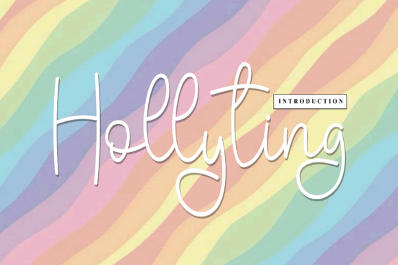 Hollyting Font for Creative Projects
