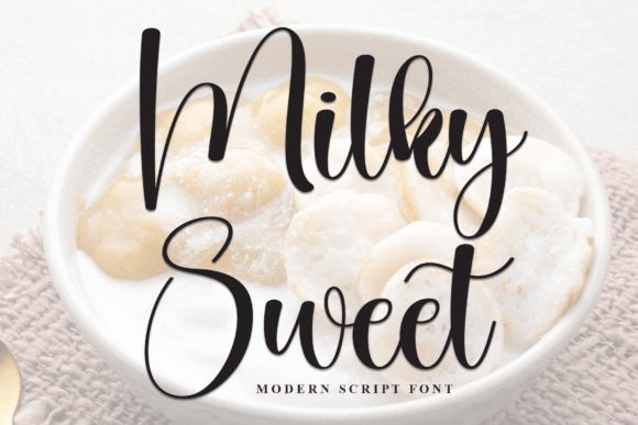 Milky Sweet Font for Creative Brands