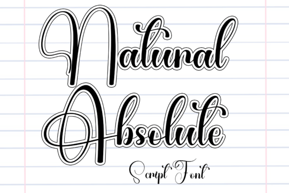 Natural Absolute Font for Web Design