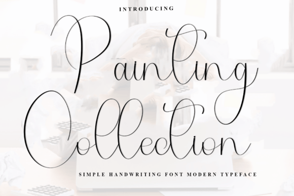 Painting Collection Font for Business Branding