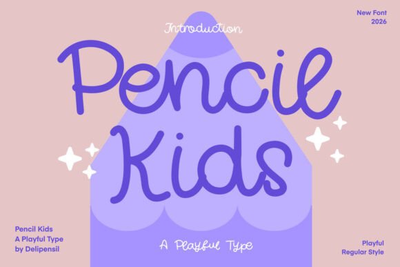 Pencil Kids Font for Creative Makers