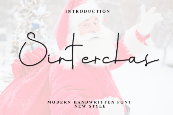 Sinterclas Font for Creative Workshops