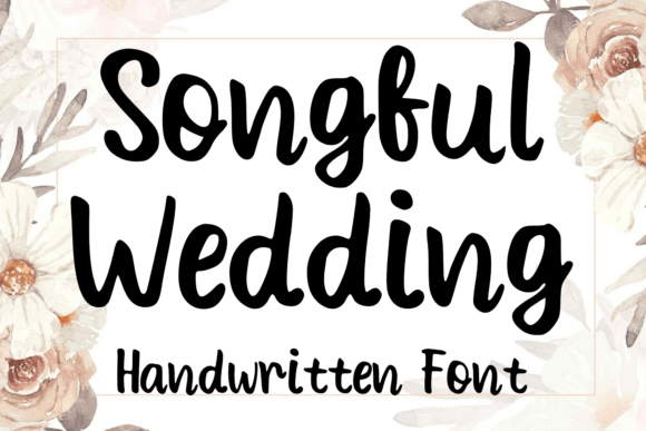 Songful Wedding Font
