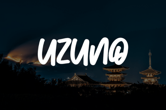 Uzuno: Modern Typography for Editorial Design