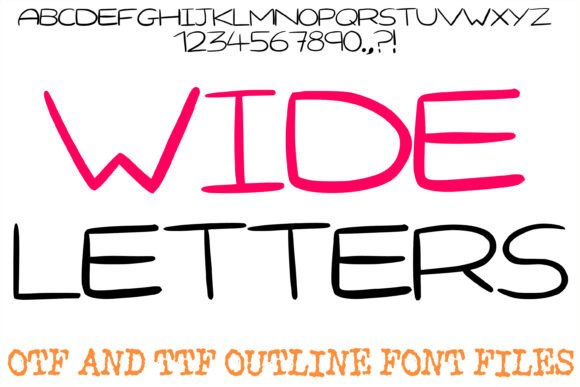 Wide Letters Font for Creative Campaigns